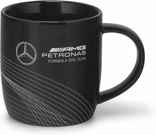Mercedes AMG Petronas Formula One F1  Tasse Kaffeebecher Schwarz 350ml Neu & OVP