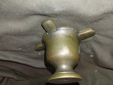 Aschenbecher Messing schwer