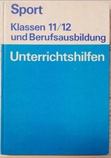 Unterrichtshilfen Sport Klassen 11/12 und Berufsausbildung  DDR 1982 DDR