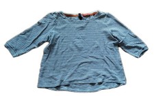 Pullover *sweatshirt*gestreift*streifen*schwarz*weiß*knöpfe* 40