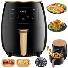 2400W Heissluft Friteuse 6L Heißluftfritteuse Fritteuse Heißluft ohne Fett & Öl