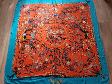 Grosstuch 120x120cm  Wolle und Seide