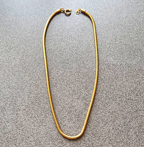 Goldfarbene schlangenkette - goldfarbene,