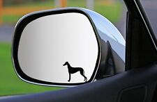 2x, 4x, 6x Silhouetten-AUFKLEBER GALGO/GREYHOUND Fensteraufkleber Autoaufkleber