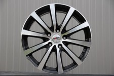 VW Bus T5 T6 T6.1 Multivan Satz 17 Zoll Felgen Alufelgen P69 schwarz poliert ABE