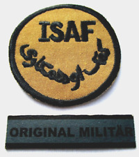 KLETT Bundeswehr Verbandsabzeichen  ISAF Uniform Jacke Patch SELTEN mit KLETT #2