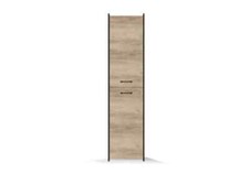 Drehtürenschrank mokka 49 - 2d,
