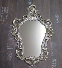 Renaissance Wandspiegel Repro ANTIK BAROCK Spiegel Altsilber 50X76 Wanddeko  **