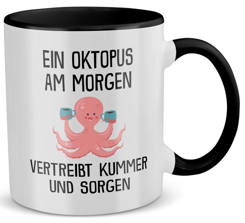 Oktopus tasse süßes - oktopus,