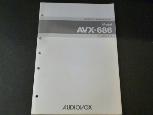 Original service manual - service,