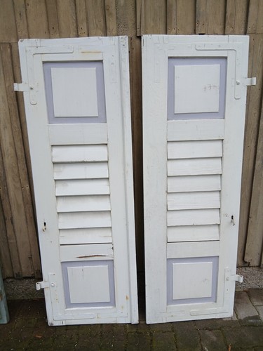 Paar fensterladen holz - fensterladen, holz-
