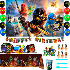 Ninjago Kinder Geburtstag Party Set Geburtstag Dekoration Kinder Party Ballon