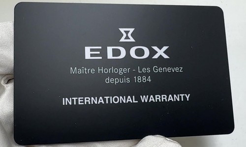 Edox original garantiekarte - edox,