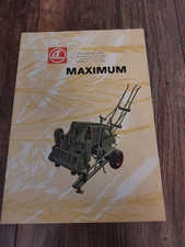 Original Prospekt Claas Maximum Mähdrescher Presse Traktor Schlepper