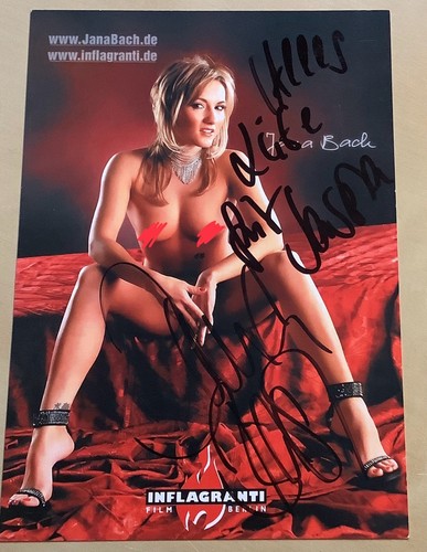 Jana bach original signierte - jana,