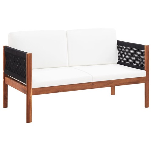 Akazie massiv gartensofa 2er - massiv,
