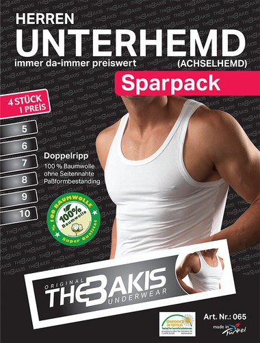 Stück herren unterhemd - 4,