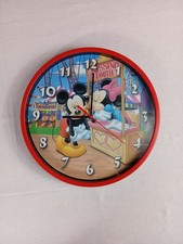 Disney Wanduhr Mickey Mouse Rot Analog