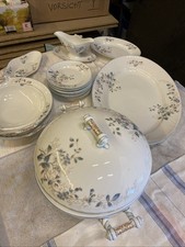 Tafelservice Rest Alte blaue Blumen 3158/2 Und Buchstaben St  T und R