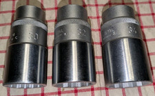 3 X GEDORE Steckschlüsseleinsatz D 19 L Nuss 1/2" 12kant UD-Profil lang 30,32,34