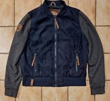 Naketano Damen Jacke in Blau / Sweater Ärmel Grau ~ Gr. L ~ super Zustand