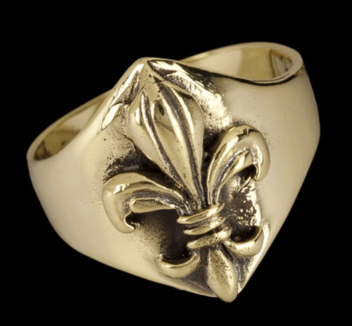 Fleur lys ritterlilie - lys, ring