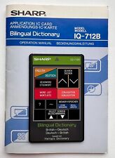 Sharp IQ-712B «Bilingual Dictionary (Deutsch)» for OZ/IQ electronic organizer