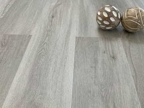 Vinyl eiche weiß - vinyl, weiß/grau