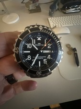 Fortis B-42 Marinemaster Day Date Automatik 42mm Edelstahl Herrenuhr