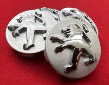 🟢 4x Original Peugeot Felgendeckel / Nabendeckel / Felgenkappen 60mm 🟢