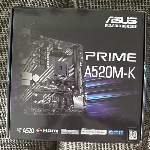 Asus prime a520m mainboard - a520m-k,