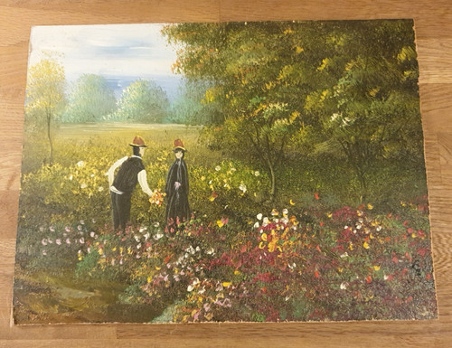Altes ölbild - altes,