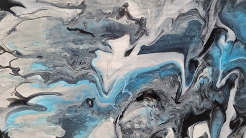 Fluid art acryl - acryl, gemälde