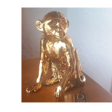 Daluxe Art goldene Affenfigur