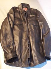 Lederjacke Schwarz First