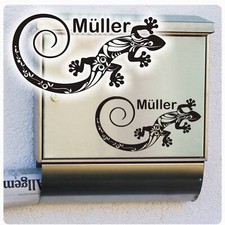 Briefkasten Aufkleber Gecko Gekko Echse Auto Sticker Briefkastenaufkleber B001 