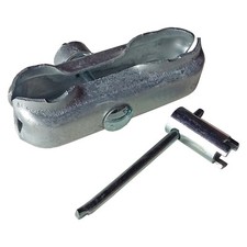 1x, 10x, 20x Müba Hochsicherheits-Bauzaunschelle, Mobilzaunschelle Zaunverbinder