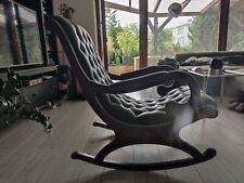 Schaukelstuhl - Vintage -  Chesterfield 70er Jahre