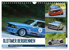 OLDTIMER BERGRENNEN - BMW Fahrzeuge (Wandkalender 2026 DIN A4 quer), CALVENDO Mo