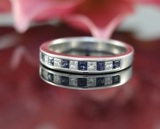 Diamant Saphir Ring in 585er /