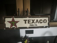Texaco Tankstelle Metallschild Blechschild schwer USA