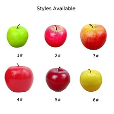 Lebensechte Schaum Äpfel für