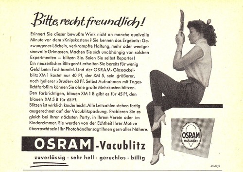 3w8927 reklame von 1957 - 3w8927/,