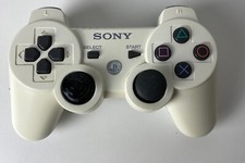 Sony Playstation 3 Dual Shock Controller Sixaxis Weiß PS3 B Ware Gamepad