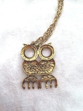 Eulen Anhänger Mit Halskette