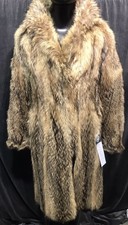 Gr. M Damen Coyote Pelz Damen Mantel superwarm Weich edel topcoat норковая шуб