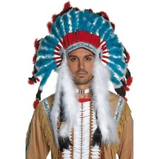Indianer Schmuck Indianerschmuck Kopfschmuck Federschmuck Häuptlingsschmuck bunt