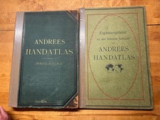 2 x Andrees Handatlas