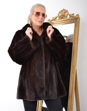 A5483 NERZJACKE NERZ JACKE ECHT PELZ JACKE PELZJACKE -  REAL MINK FUR JACKET