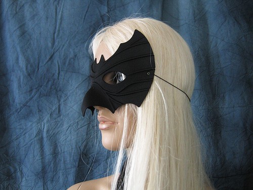 Augen maske fledermaus schwarz - augen-maske,